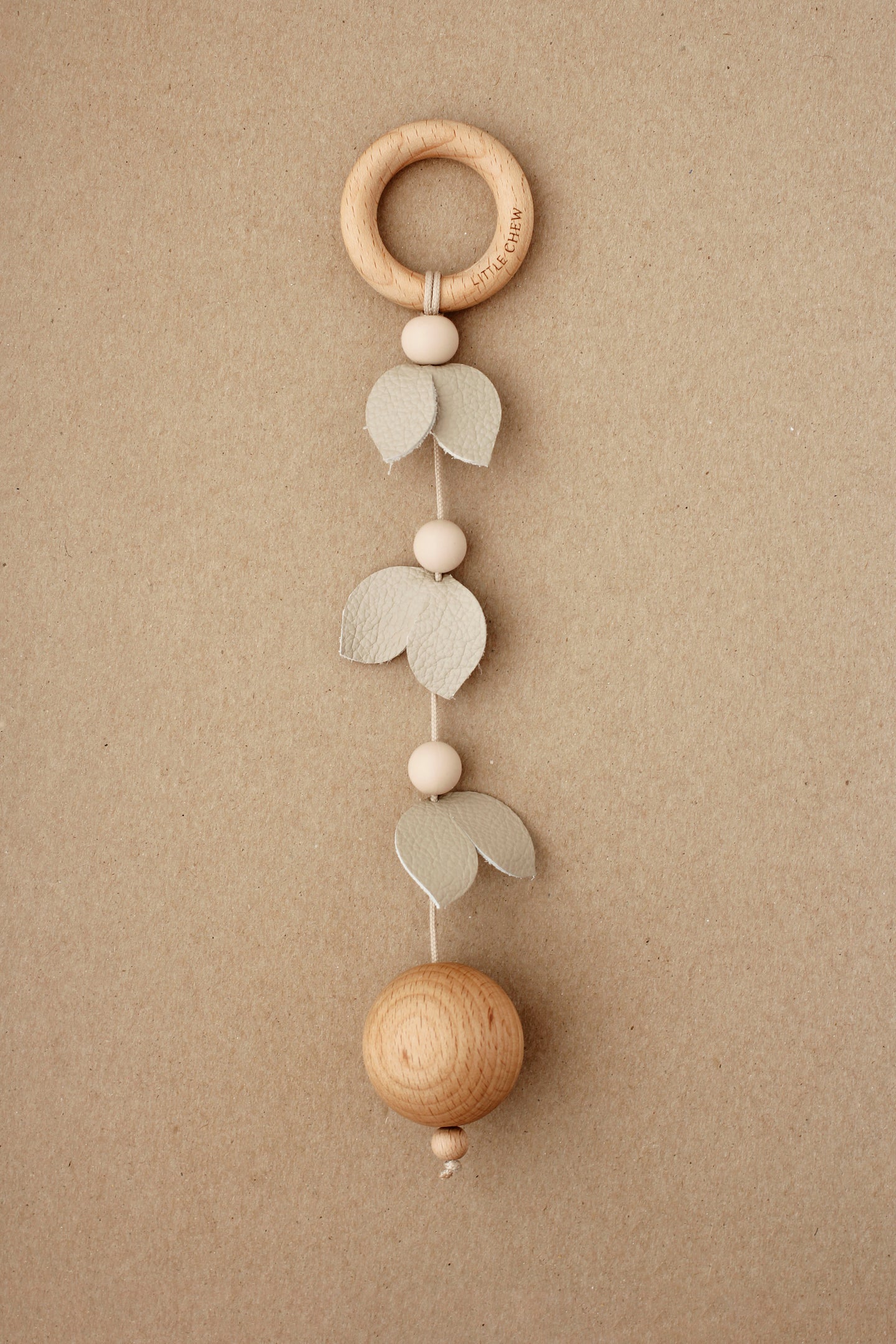 Play Gym Toy || Nursery Decor - Leaf | Vanilla