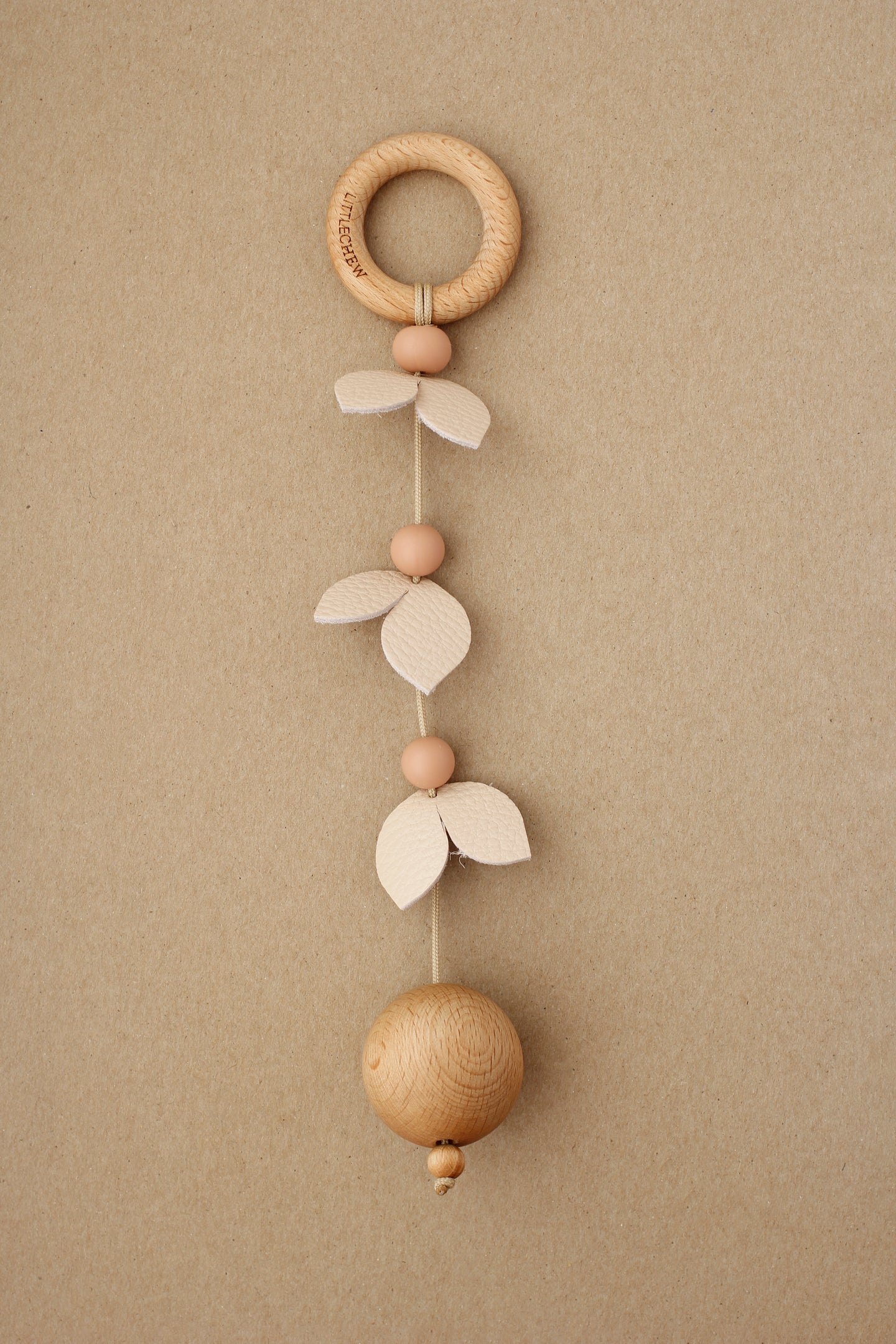 Play Gym Toy || Nursery Decor - Leaf | Blush