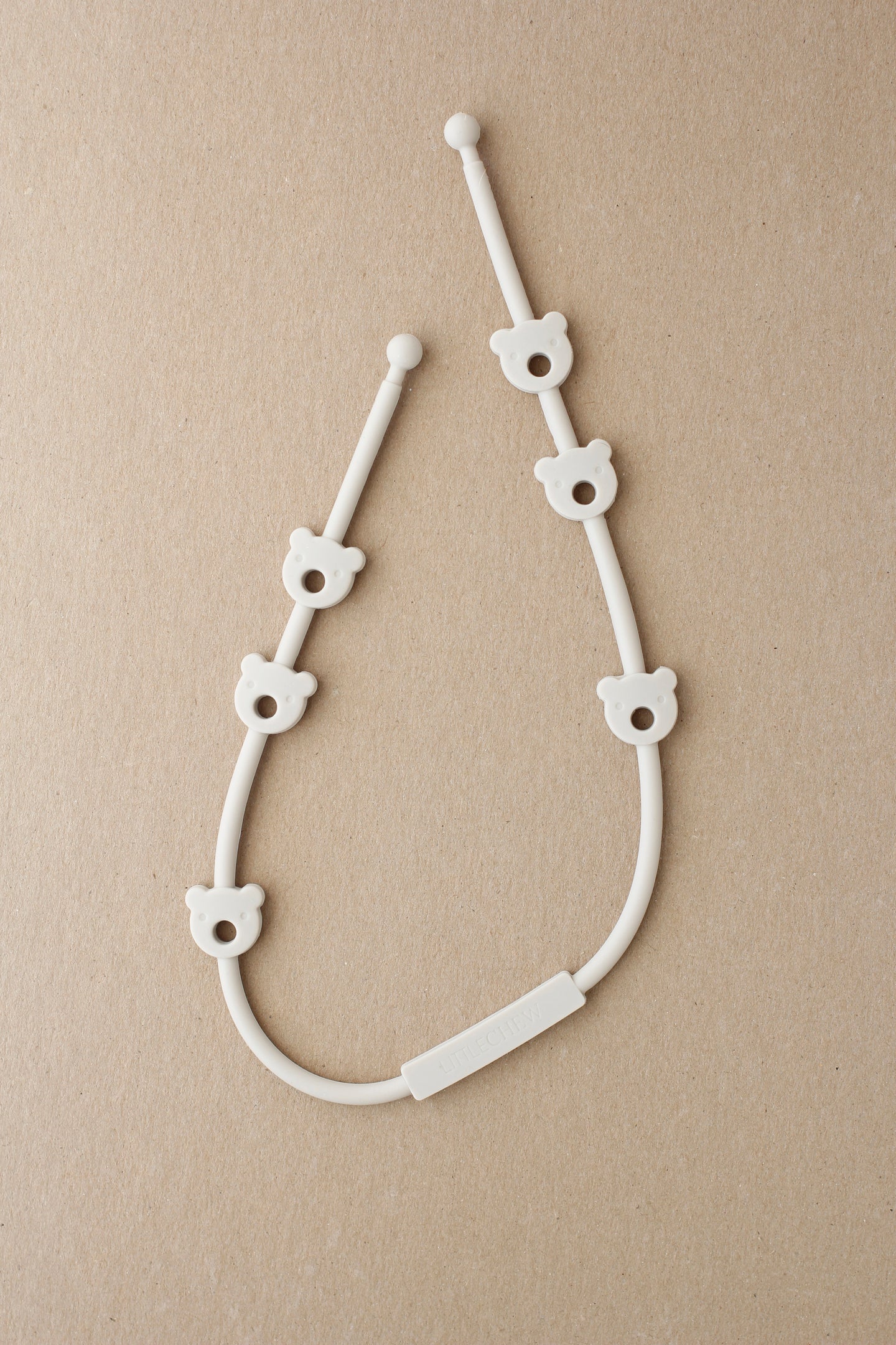 Silicone Bear Attachment - Sand