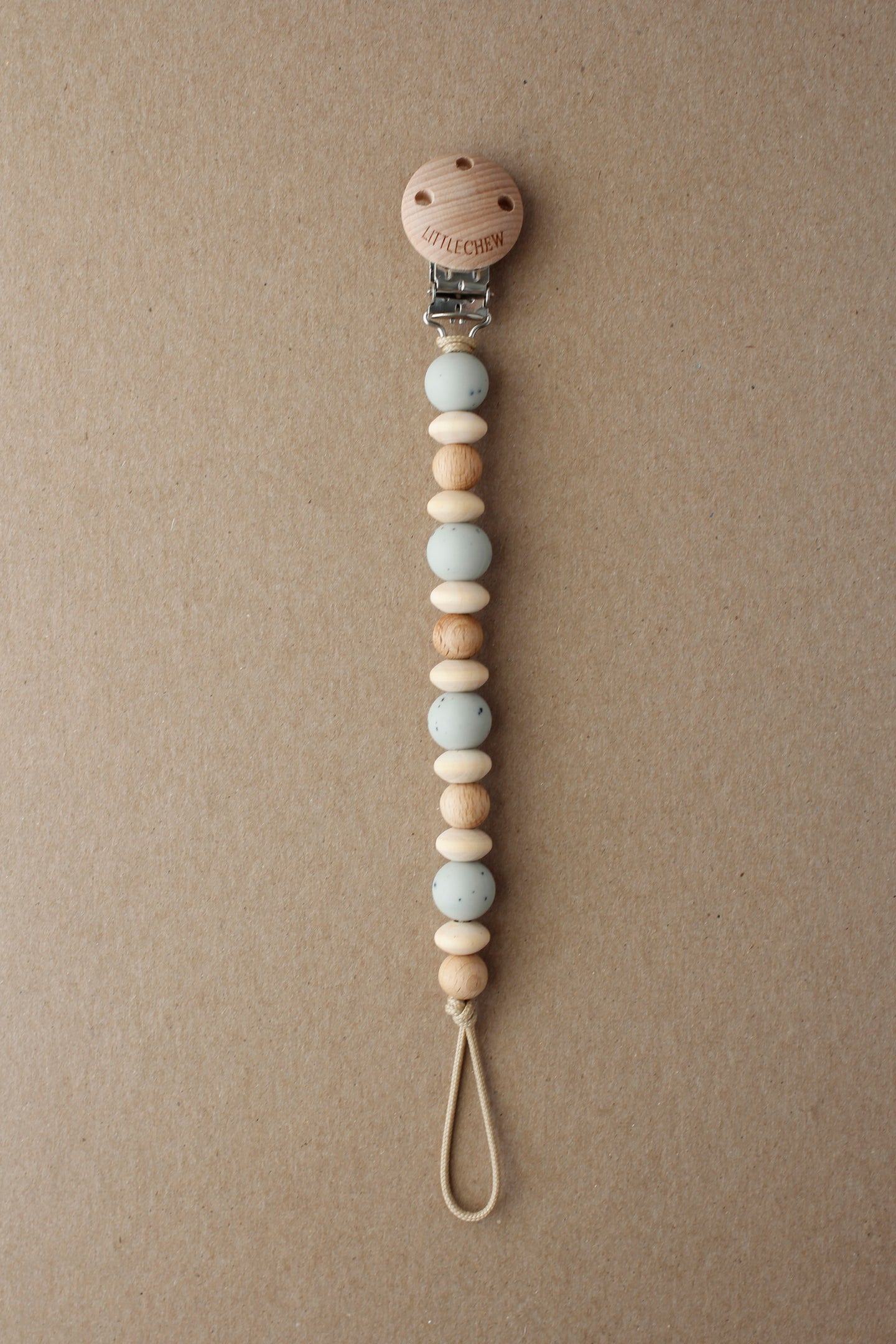 Pacifier Clip - Amor | Speckled Soft Sage