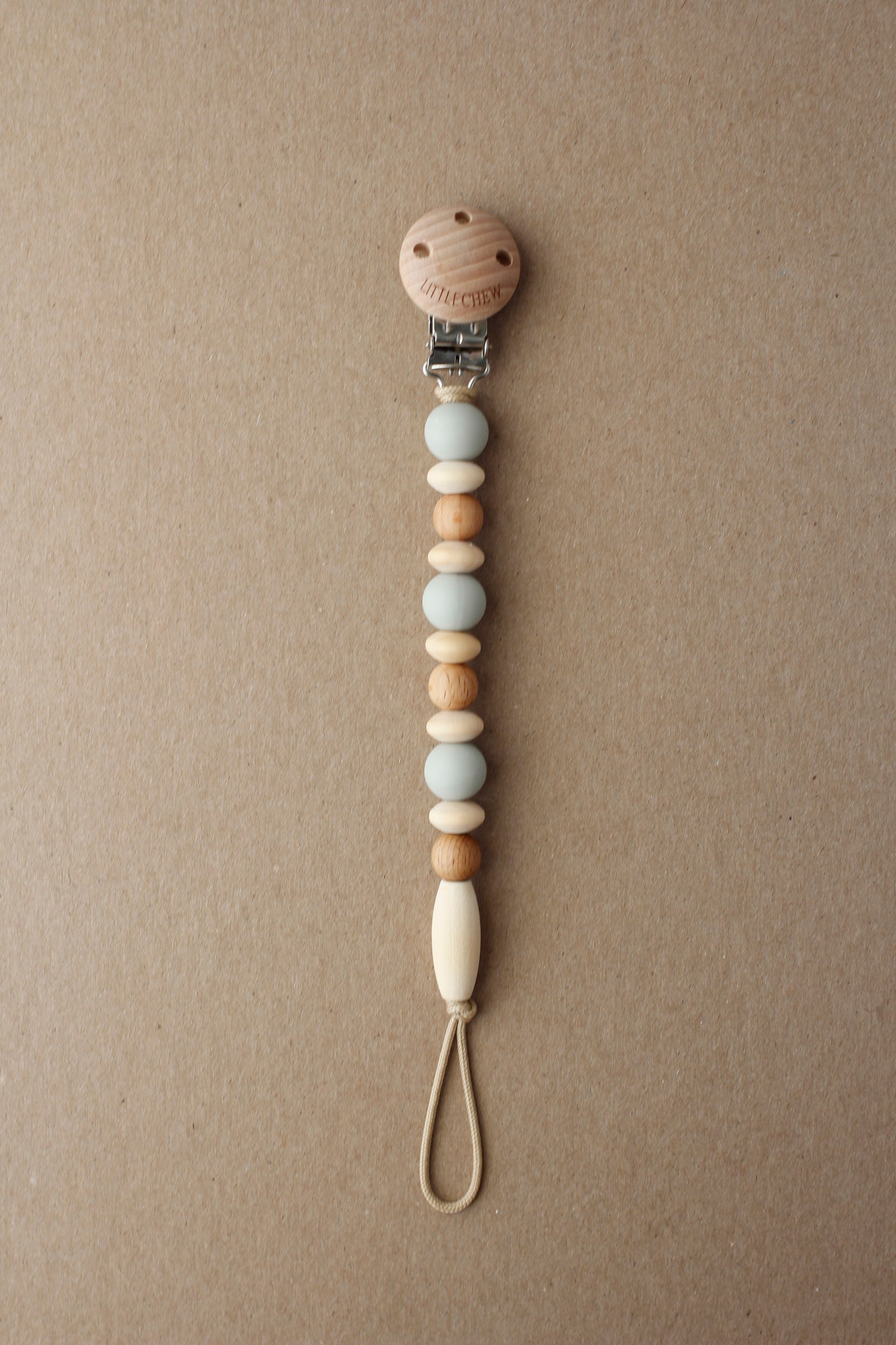 Pacifier Clip - Omar | Soft Sage